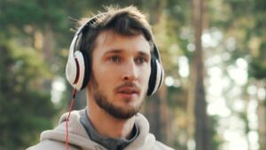 man running and enjoying his time to cut negative people from his life