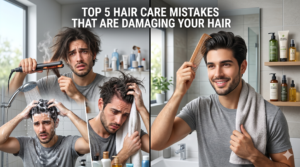 Discover the top 5 hair care mistakes causing hair fall, dryness, and breakage. Learn simple tips to achieve healthier, stronger, and shinier hair naturally.